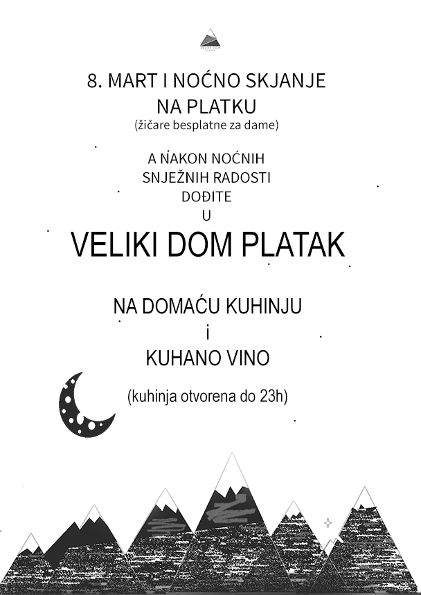 8. mart i noćno skijanje na Platku!