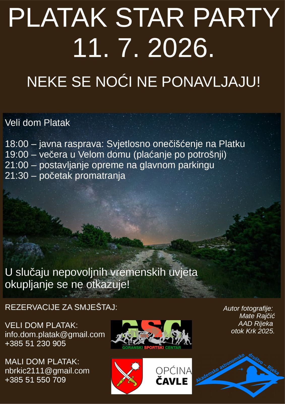 Platak Star Party 11/07/2026