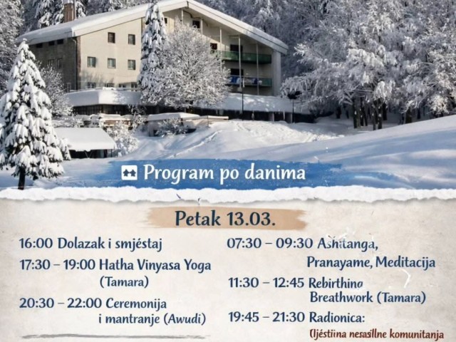 Joga vikend 13/03/2026-15/03/2026