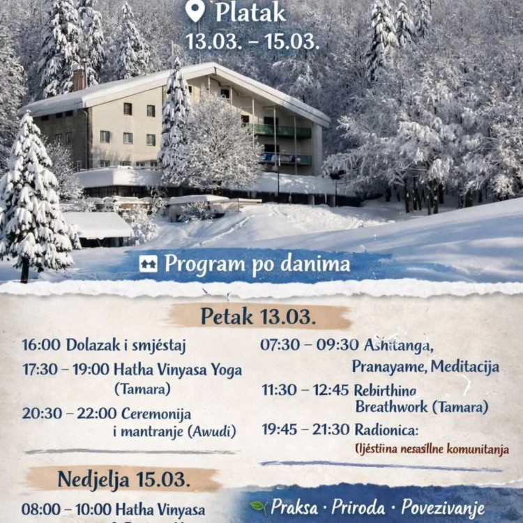 Joga vikend 13/03/2026-15/03/2026