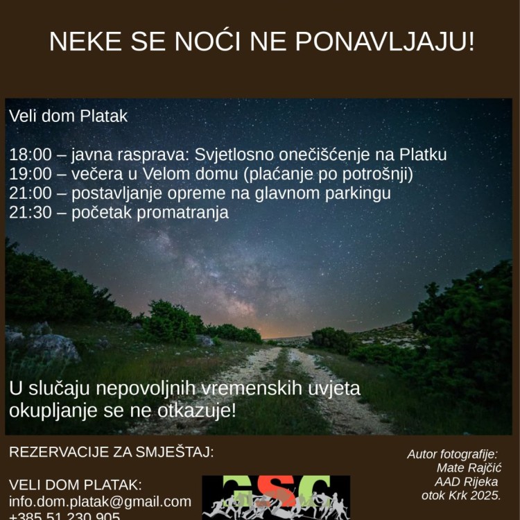 Platak Star Party 11/07/2026