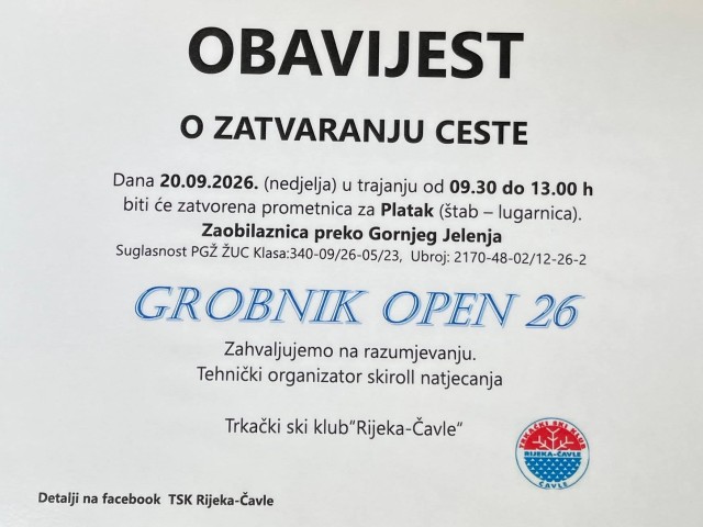 Grobnik Open Ski Roll 26, nedjelja 20.rujna